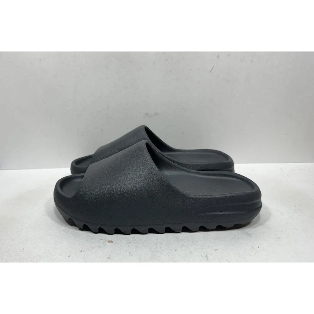 Adidas Yeezy Slides Dark Onyx ID5103 Men's Size 10 Sandals Slip On